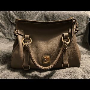Dooney & Bourke Small Satchel Elephant Pebbled Leather